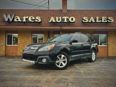 2013 Subaru Outback for sale at Wares Auto Sales INC in Traverse City MI