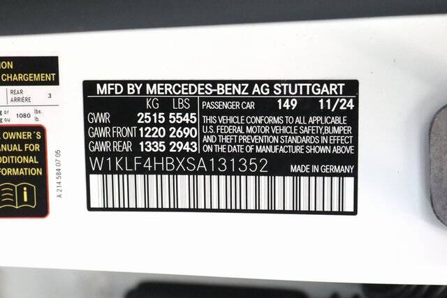 2025 Mercedes-Benz E-Class E 350 4MATIC