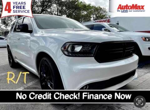 2016 Dodge Durango for sale at Auto Max in Hollywood FL