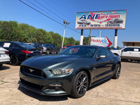 2016 Ford Mustang for sale at ANF AUTO FINANCE in Houston TX