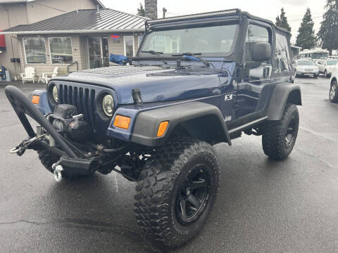 2004 Jeep Wrangler for sale at WEST COAST CAR SALES in Salem OR