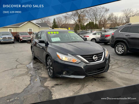 2018 Nissan Altima for sale at DISCOVER AUTO SALES in Racine WI