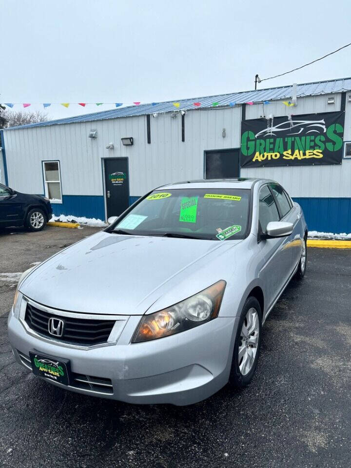 2010 Honda Accord for sale at GREATNESS AUTO SALES in Green Bay, WI