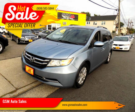 2014 Honda Odyssey for sale at GSM Auto Sales in Linden NJ