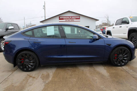 2023 Tesla Model 3 for sale at Jefferson St Motors in Waterloo IA