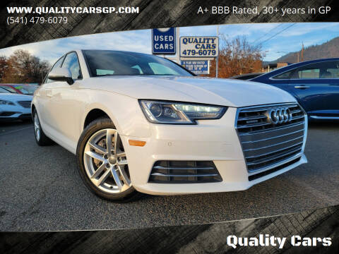 2017 Audi A4 for sale at Quality Cars in Grants Pass OR