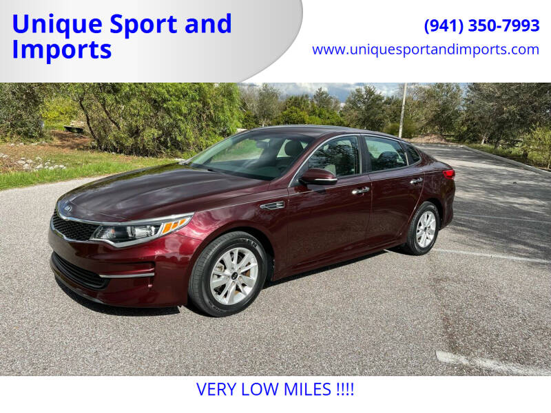 2017 Kia Optima for sale at Unique Sport and Imports in Sarasota FL