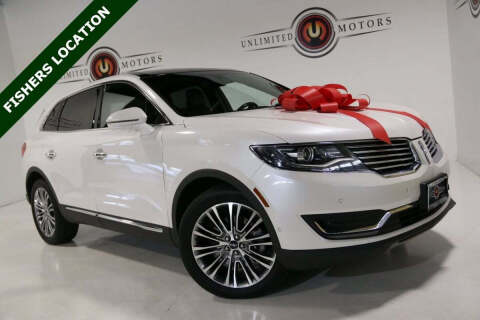 2016 Lincoln MKX for sale at Unlimited Motors in Fishers IN