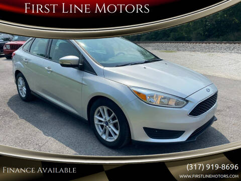 2016 Ford Focus for sale at First Line Motors in Brownsburg IN