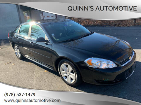 2011 Chevrolet Impala for sale at QUINN'S AUTOMOTIVE in Leominster MA