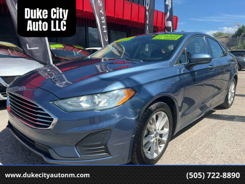 2019 Ford Fusion for sale at Duke City Auto LLC in Gallup NM