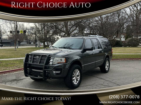 2015 Ford Expedition EL for sale at Right Choice Auto in Boise ID