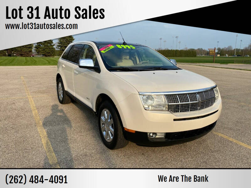 2007 Lincoln MKX for sale at Lot 31 Auto Sales in Kenosha WI
