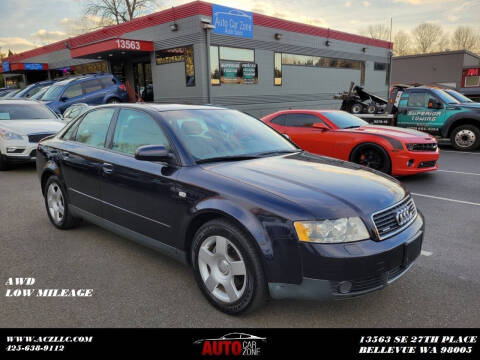 2002 Audi A4 for sale at Auto Car Zone LLC in Bellevue WA