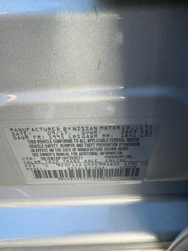 2017 Nissan Sentra S