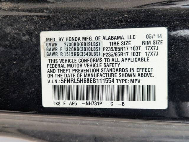 2014 Honda Odyssey EX-L