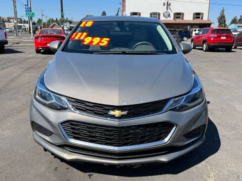 2018 Chevrolet Cruze for sale at Low Price Auto and Truck Sales, LLC in Salem OR