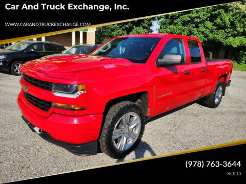 2016 Chevrolet Silverado 1500 for sale at Car and Truck Exchange, Inc. in Rowley MA