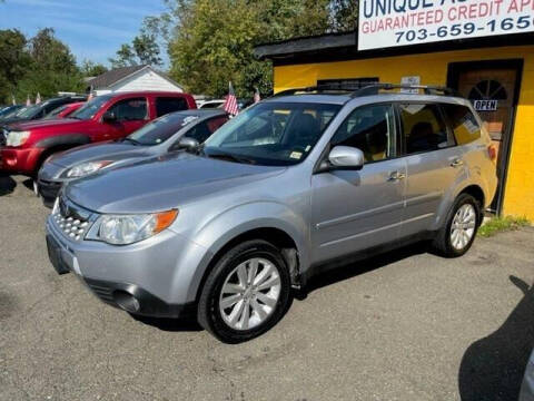 2012 Subaru Forester for sale at Unique Auto Sales in Marshall VA