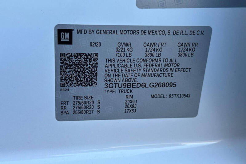 2020 GMC Sierra 1500