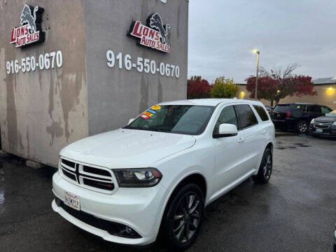 2018 Dodge Durango for sale at LIONS AUTO SALES in Sacramento CA