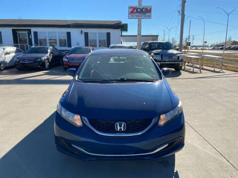 2015 Honda Civic for sale at Zoom Auto Sales in Oklahoma City OK