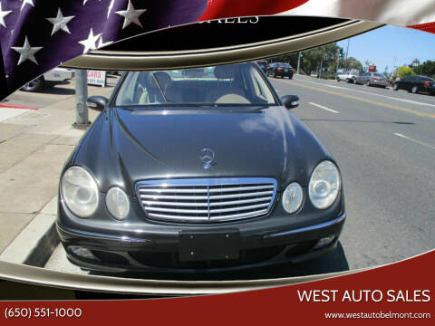 2003 Mercedes-Benz E-Class for sale at West Auto Sales in Belmont CA