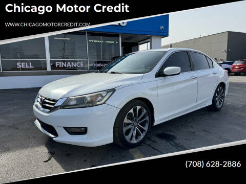 2015 Honda Accord for sale at Chicago Motor Credit in South Holland IL