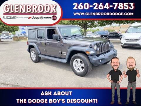 2018 Jeep Wrangler Unlimited for sale at Glenbrook Dodge Chrysler Jeep Ram and Fiat in Fort Wayne IN