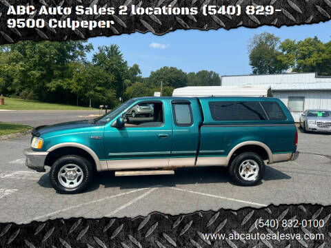 1997 Ford F-150 for sale at ABC Auto Sales 2 locations (540) 829-9500 Culpeper in Culpeper VA
