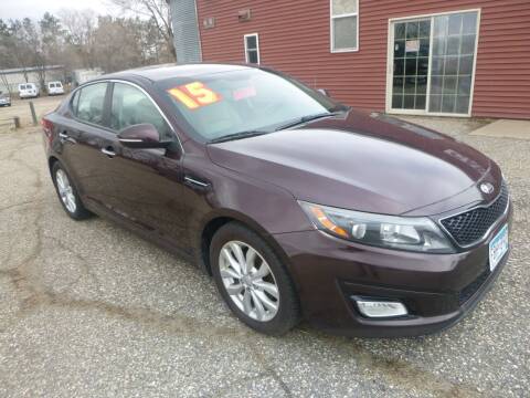 2015 Kia Optima for sale at Country Side Car Sales in Elk River MN