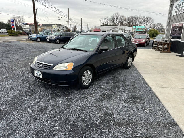 2003 Honda Civic for sale at PEAK VIEW MOTORS in Mount Crawford, VA