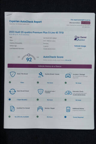 2023 Audi Q5 quattro S line Prem Plus 45 TFSI