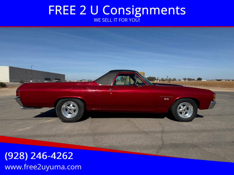 1971 Chevrolet El Camino for sale at FREE 2 U Consignments in Yuma AZ