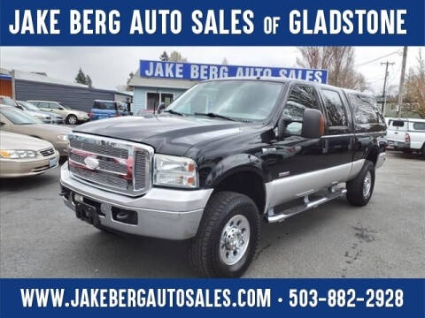 2005 Ford F-250 Super Duty for sale at Jake Berg Auto Sales in Gladstone OR