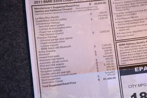 2011 BMW 3 Series 335is