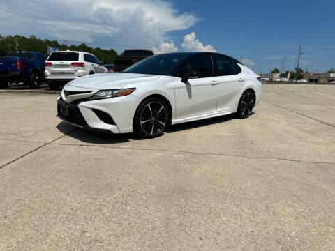 2018 Toyota Camry for sale at WHOLESALE AUTO GROUP in Mobile AL