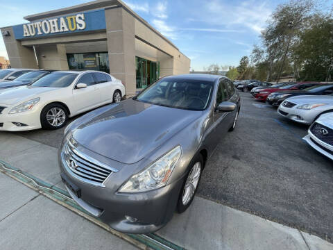 2012 Infiniti G37 Sedan for sale at AutoHaus Loma Linda in Loma Linda CA