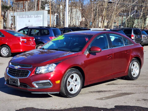 2016 Chevrolet Cruze Limited for sale at United Auto Sales & Service Inc in Leominster MA