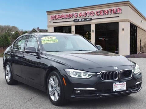 2016 BMW 3 Series for sale at DORMANS AUTO CENTER OF SEEKONK in Seekonk MA