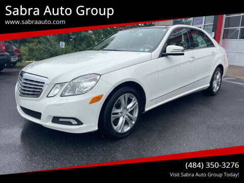 2010 Mercedes-Benz E-Class for sale at Sabra Auto Group in Whitehall PA