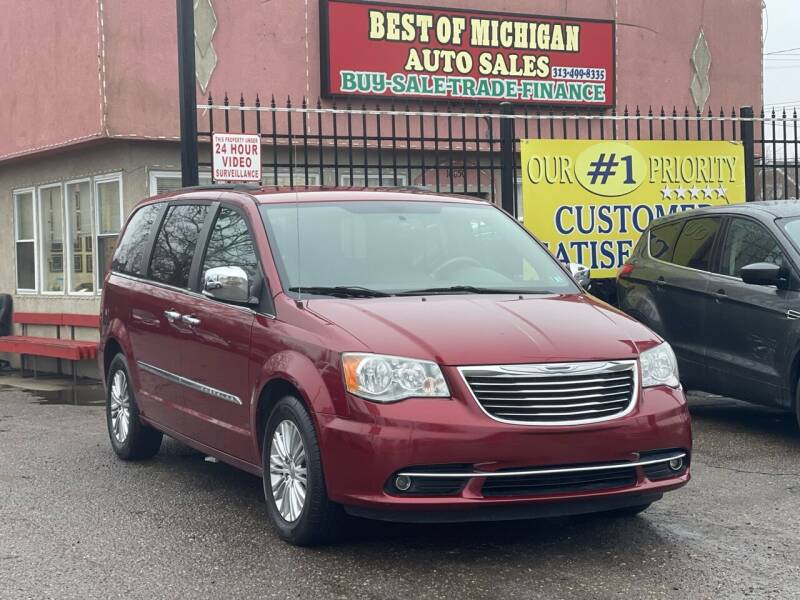 2014 Chrysler Town and Country for sale at Best of Michigan Auto Sales in Detroit MI