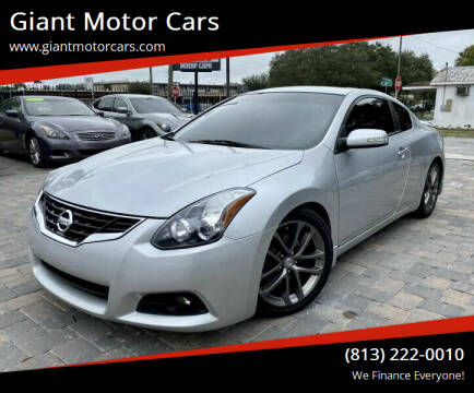 2012 Nissan Altima for sale at Giant Motor Cars in Tampa FL
