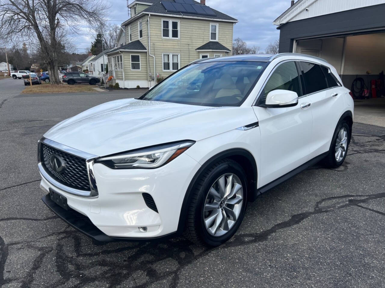 2019 INFINITI QX50 for sale at James Motors Inc. in East Longmeadow, MA