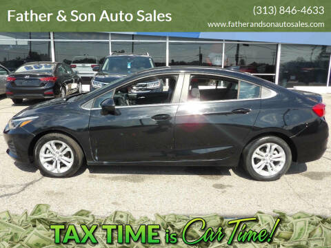2019 Chevrolet Cruze for sale at Father & Son Auto Sales in Dearborn MI