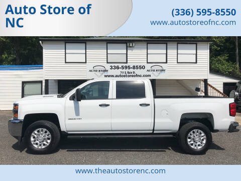 2019 Chevrolet Silverado 3500HD for sale at Auto Store of NC in Walnut Cove NC