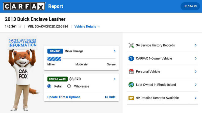 2013 Buick Enclave Leather