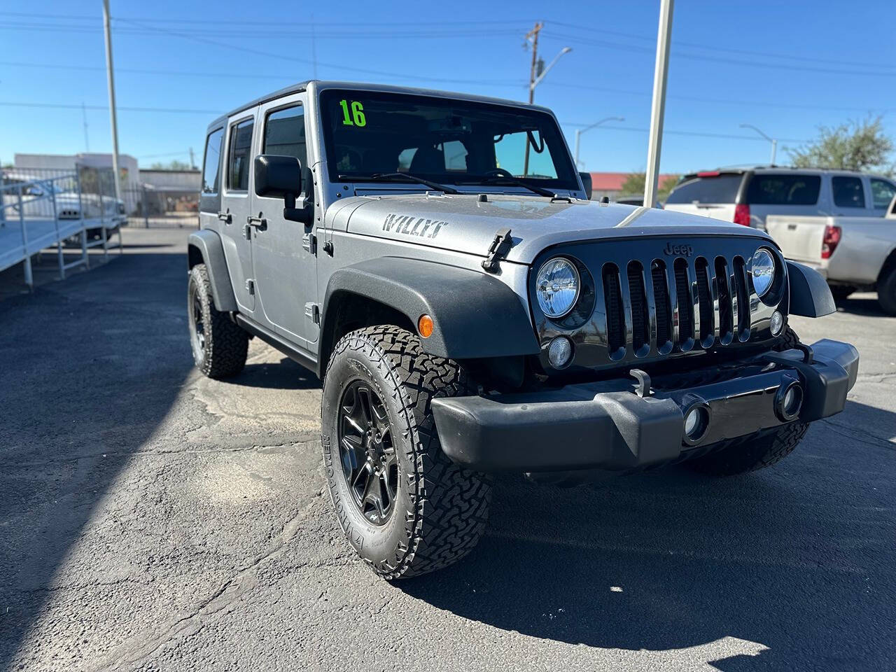 2016 Jeep Wrangler Unlimited for sale at MEGA MOTORS AUTO SALES in Tucson, AZ