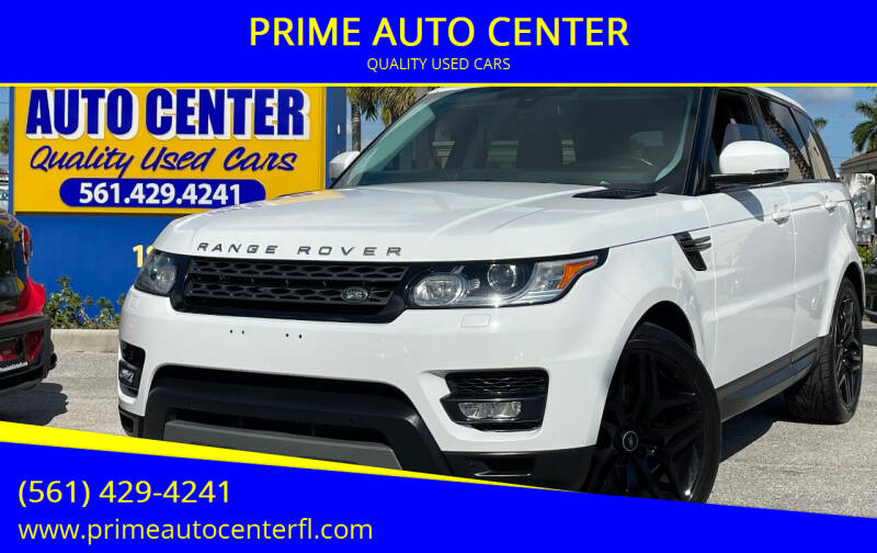 2015 Land Rover Range Rover Sport for sale at PRIME AUTO CENTER in Palm Springs FL