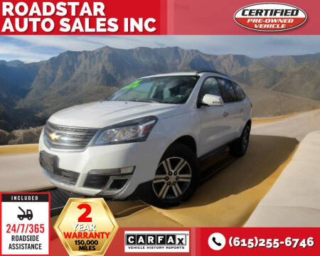 2016 Chevrolet Traverse for sale at Roadstar Auto Sales Inc in Nashville TN